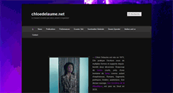 Desktop Screenshot of chloedelaume.net